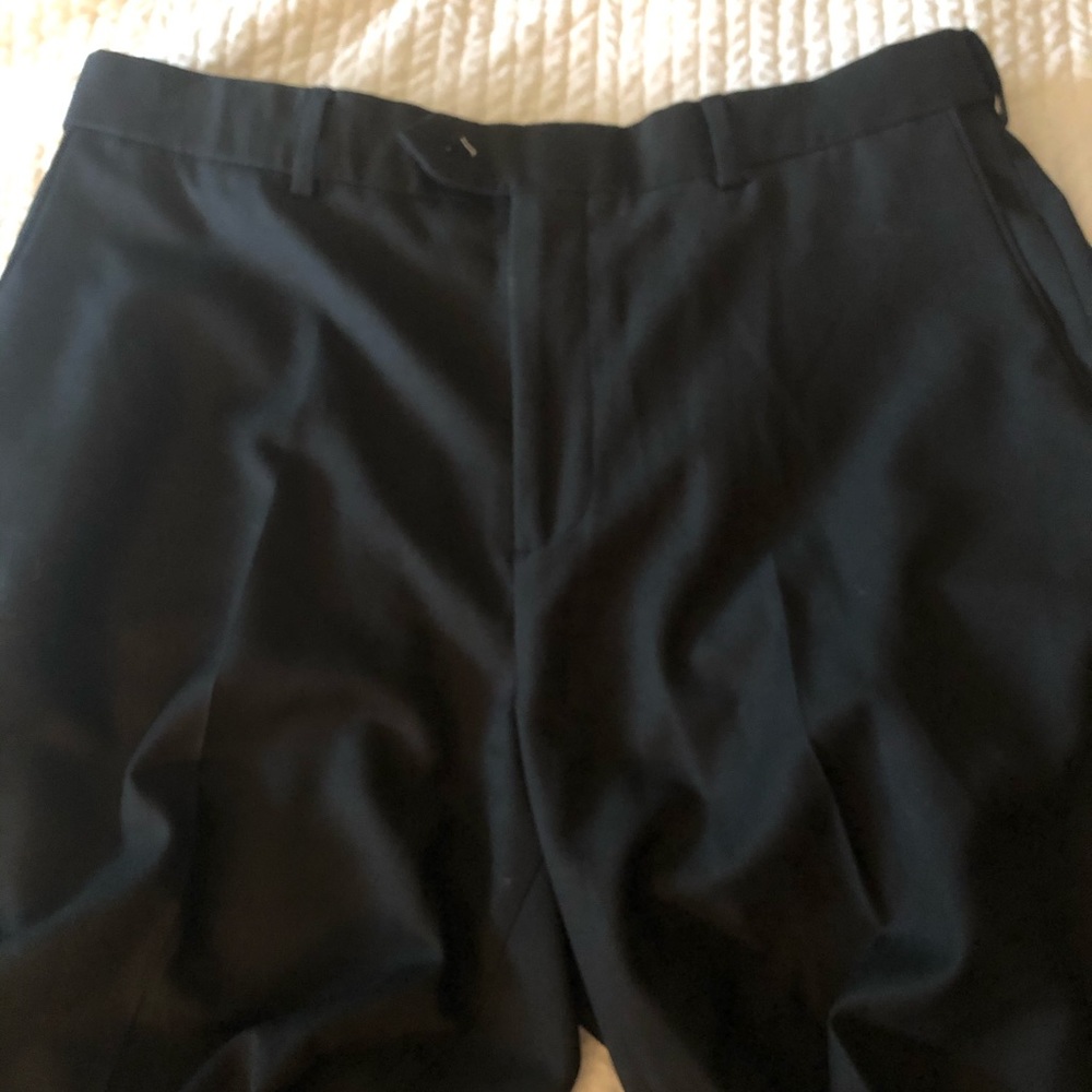 Men’s black dress slacks!